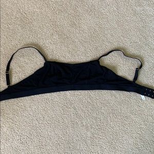Black sheer bralette
